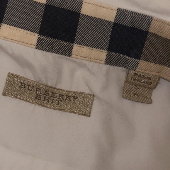 Burberry Mens Button Up Small - Picture 3 of 10